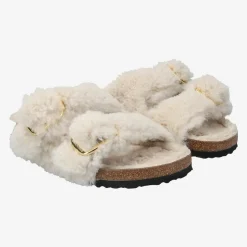 Damen Birkenstock Hausschuhe*Art.1023086 Arizona Big Buckle Teddy Rivet