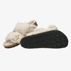 Damen Birkenstock Hausschuhe*Art.1023086 Arizona Big Buckle Teddy Rivet