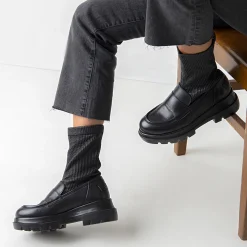 Damen Shabbies Amsterdam Slipper & Mokassin*Art.120020060 Black
