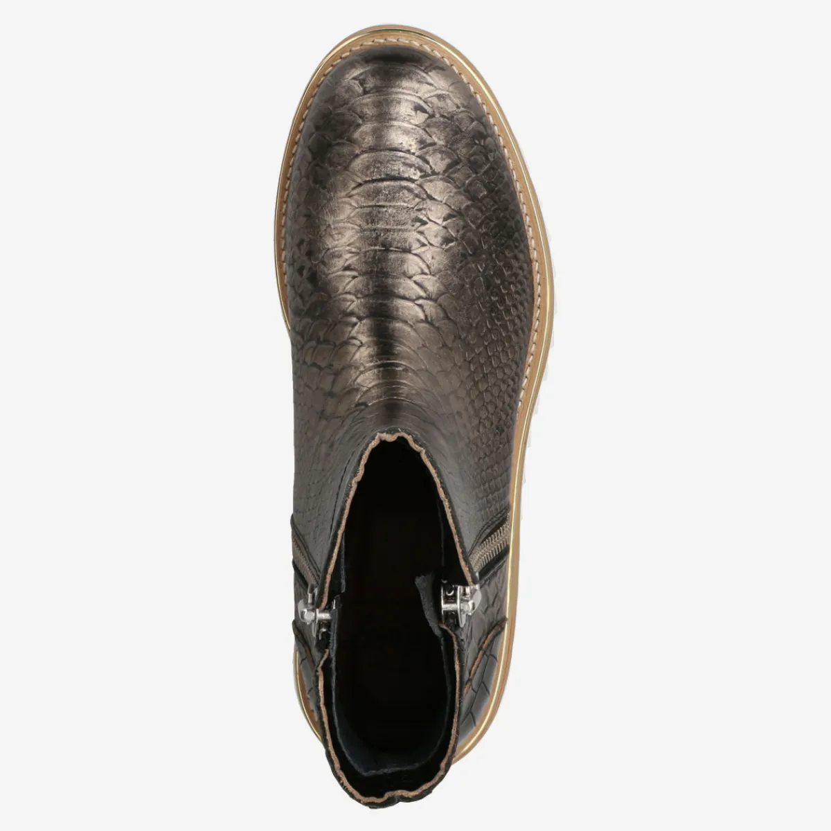 Damen Lorenzi Stiefeletten*Art.14373 Bronzo