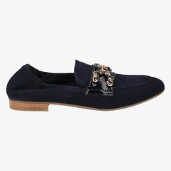 Damen Donna Carolina Slipper & Mokassin*Art.Boug Navy 49.135.166-002