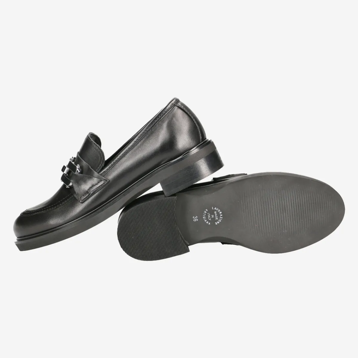 Damen Lüke Schuhe Slipper & Mokassin*Art.Camomilla Nero