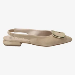 Damen Lüke Schuhe Peeptoes & Slingpumps*Art.Eloisa Camel