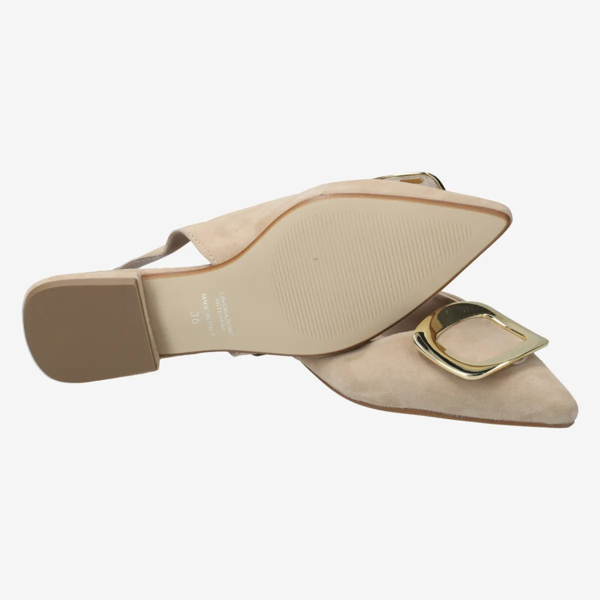 Damen Lüke Schuhe Peeptoes & Slingpumps*Art.Eloisa Camel