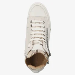 Damen Candice Cooper Sneaker*Art.Lucia Zip Panna