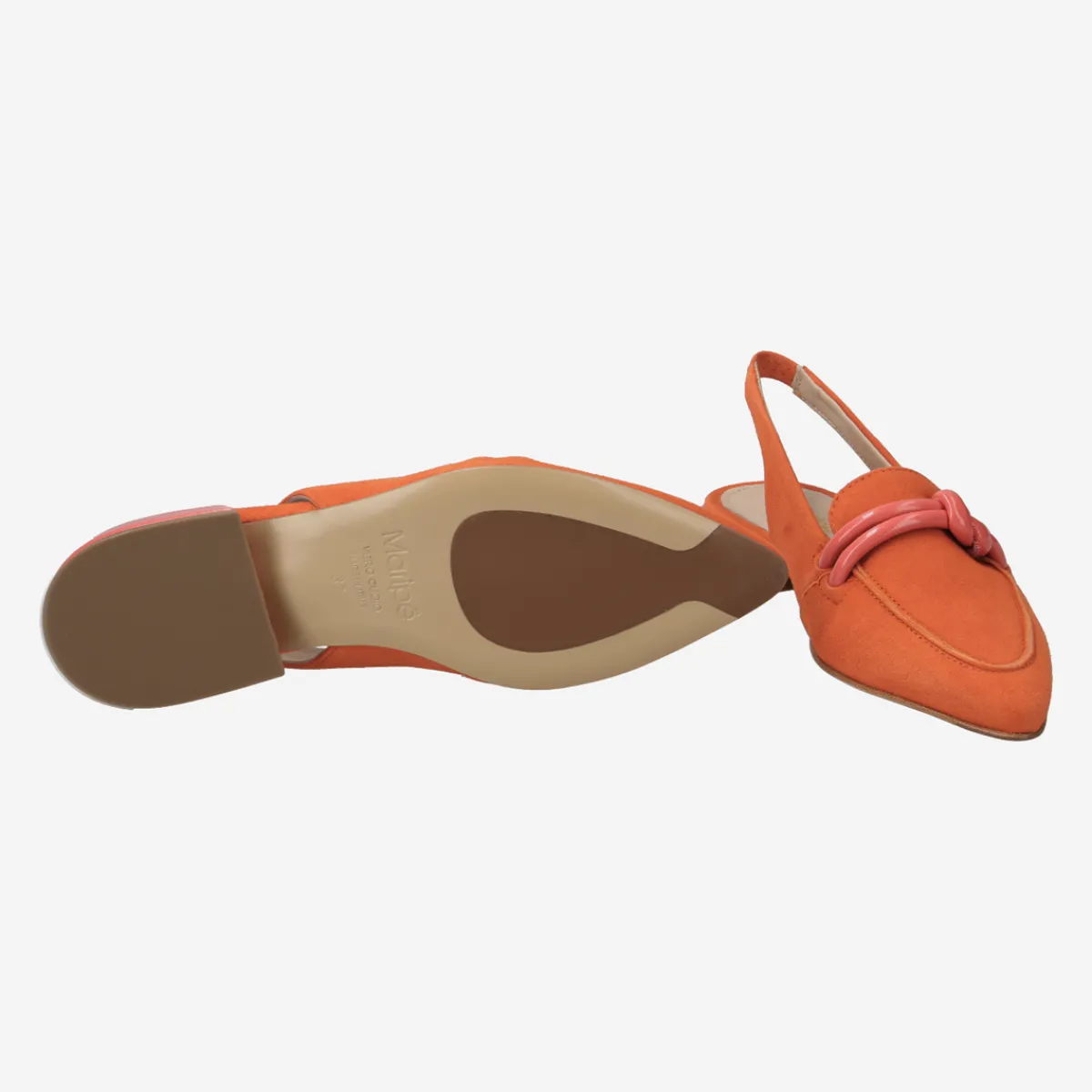 Damen Maripé Peeptoes & Slingpumps*Art.Silvia V.11 Arancio
