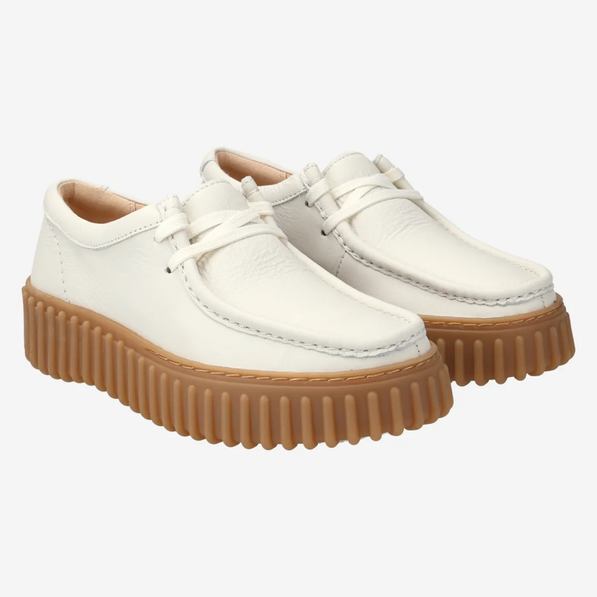 Damen Clarks Schnurschuhe*Art.Torhill Bee Off White