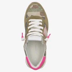 Damen Philippe Model Sneaker*Art.Trpx Camouflage Neon